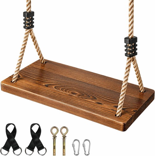Wood tree swing seat - tree,