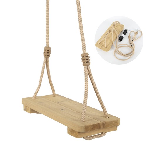 Wooden swing seat hanging set - hanging,