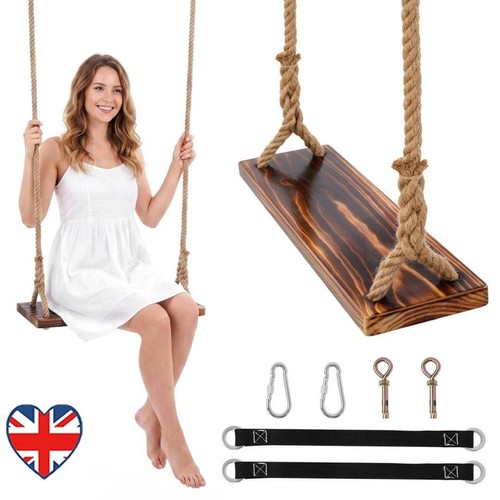 Wood tree swing seat - tree,