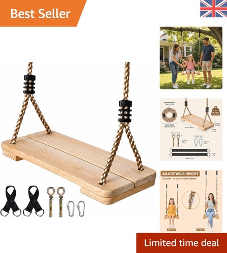 Wood tree swing - tree, seat,