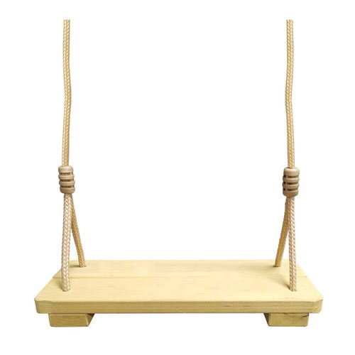 Wooden tree swing seat - seat, hanging
