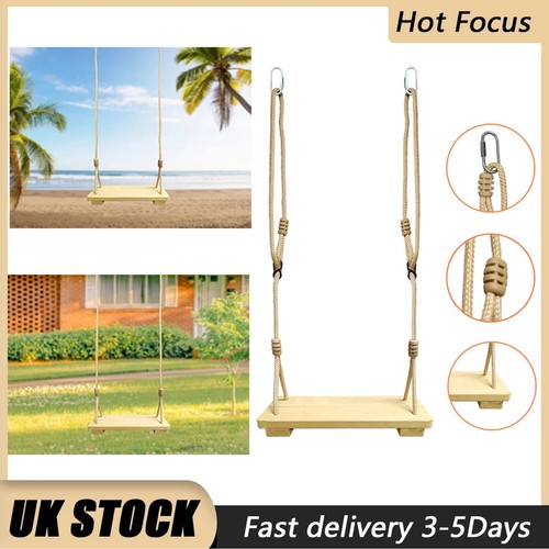 Wooden swing seat - wooden, kids/adults