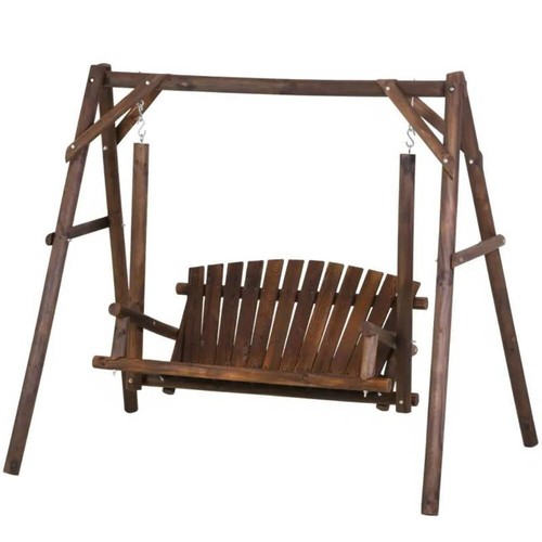 Farmhouse log frame seat - farmhouse, a-frame