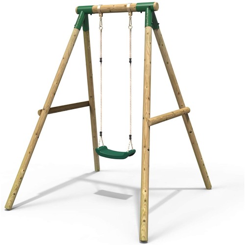 Wooden single swing - set, with