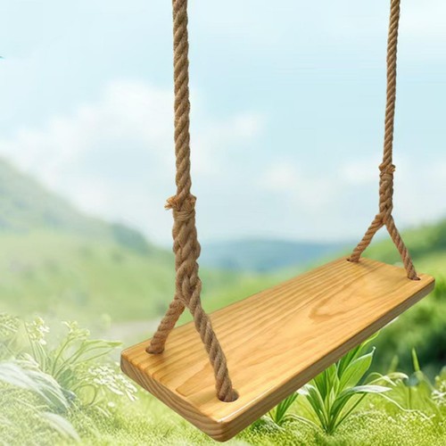 Outdoor wood swing - wood,