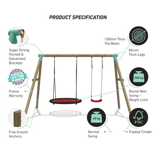 Wild 120cmround nest - go,