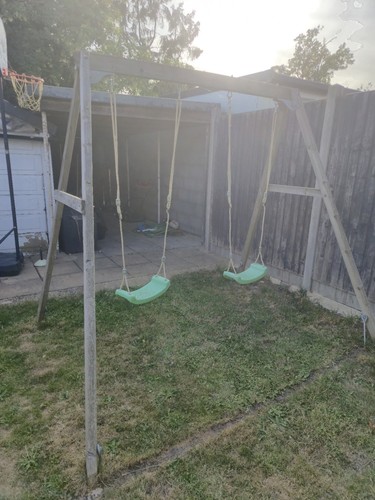 Wooden outdoor swing - wooden,