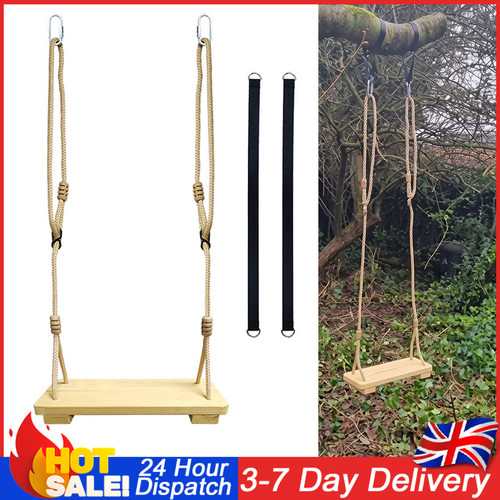 Wood tree swing seat - wood, outdoor