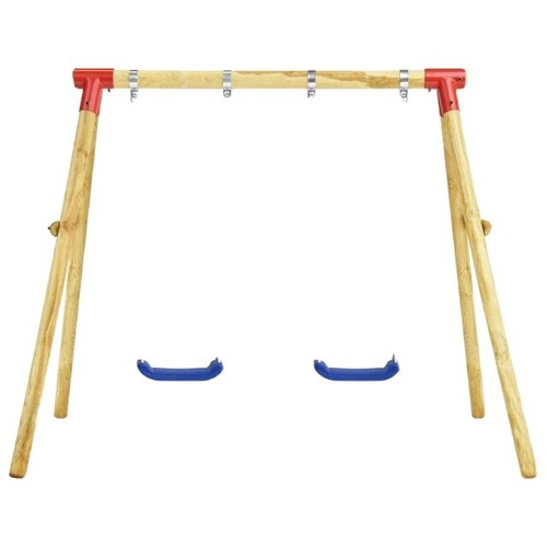 Rebo kids wooden swing set - swing,