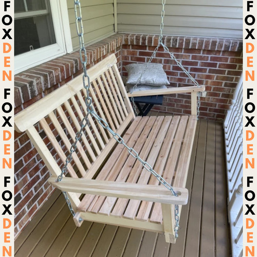 Seater wooden swing chair - seater,